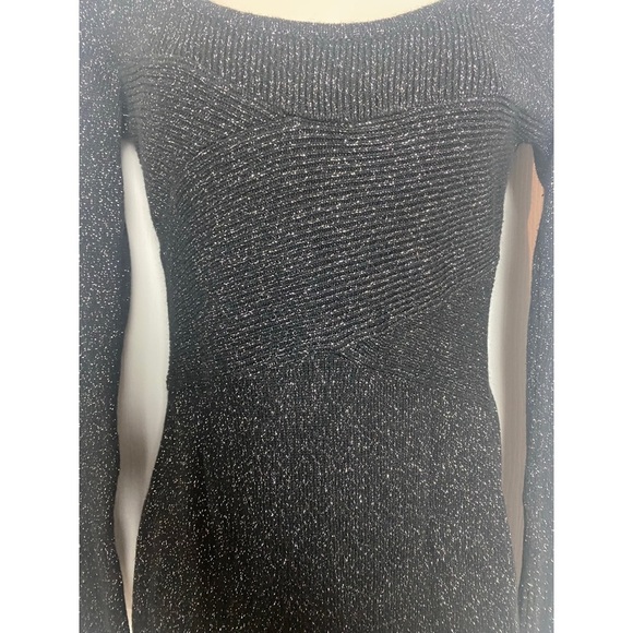 White House Black Market Glitter Knit Dress - Picture 3 of 4